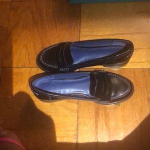 C Wonder blue Leather Penny Loafer